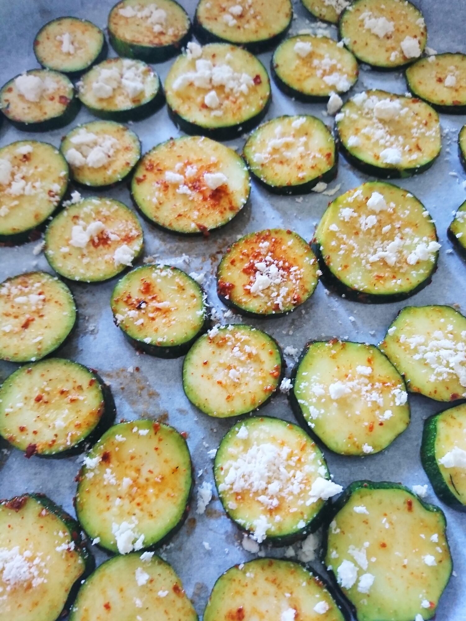 Baked Zucchini-Feta Bites