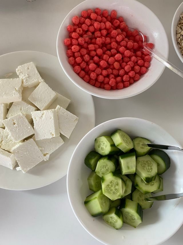 Cucumber Tomato & Feta Bites
