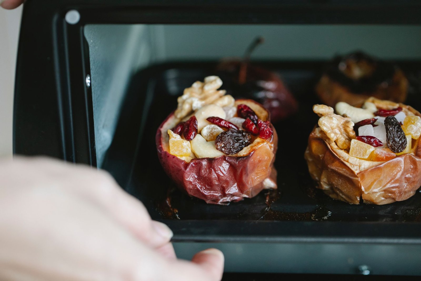 Mediterranean Baked Apples with Walnuts & Dates